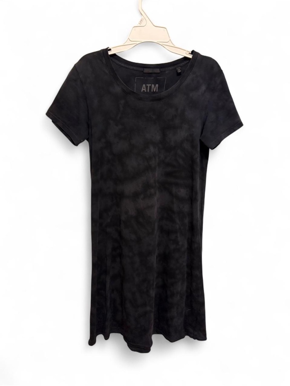 ATM Anthony Thomas Melillo Black Short Sleeve Tee Dress